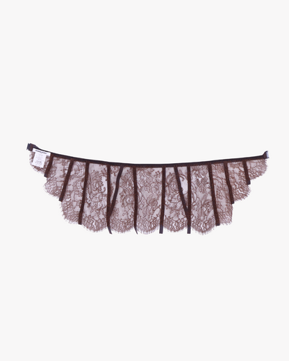 FUMIKA UCHIDA / LEAVER LACE GARTER / BROWN FUMIKA UCHIDA 601 | オンラインストア