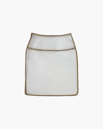 FUMIKA UCHIDA / MESH SHEATH SKIRT / CLEAR/BEIGE - 601 | – 601 FUMIKA UCHIDA / MESH SHEATH SKIRT / CLEAR/BEIGE - 601 | – 601