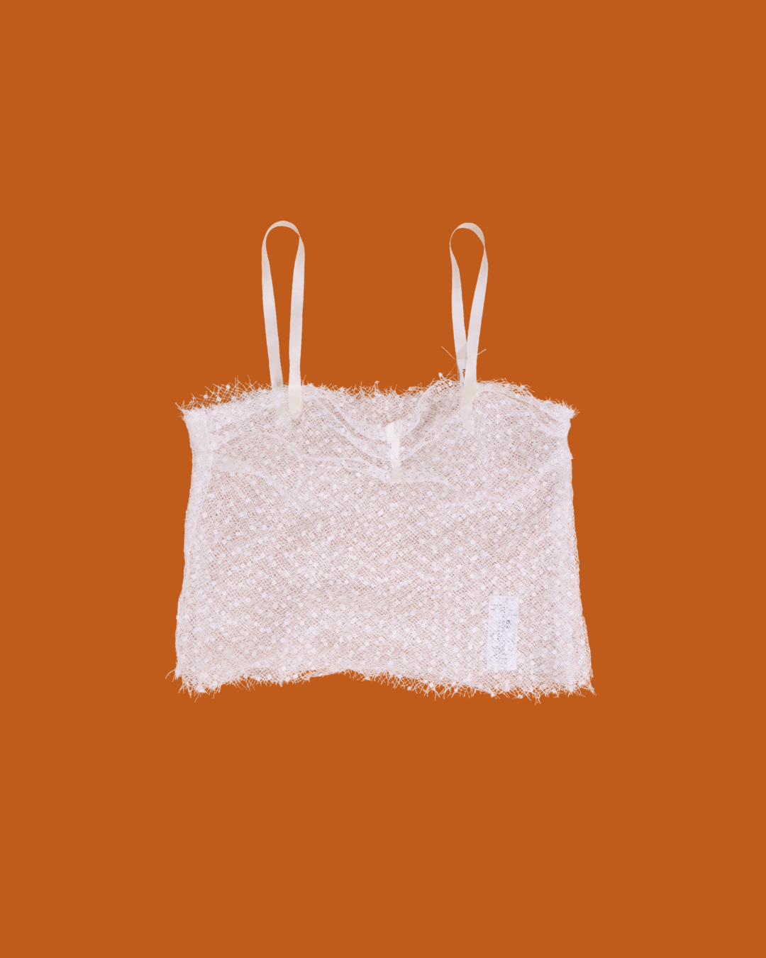 FUMIKA UCHIDA / DOTS EMB. TULLE CAMISOLE / OFFWHITE