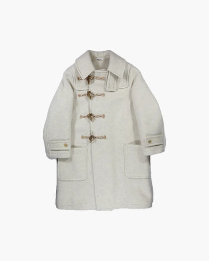 FUMIKA UCHIDA/ MELTON DUFFLE COAT / OYSTER - 601 | 京都ウィメンズ FUMIKA UCHIDA/ MELTON DUFFLE COAT / OYSTER - 601 | 京都ウィメンズ