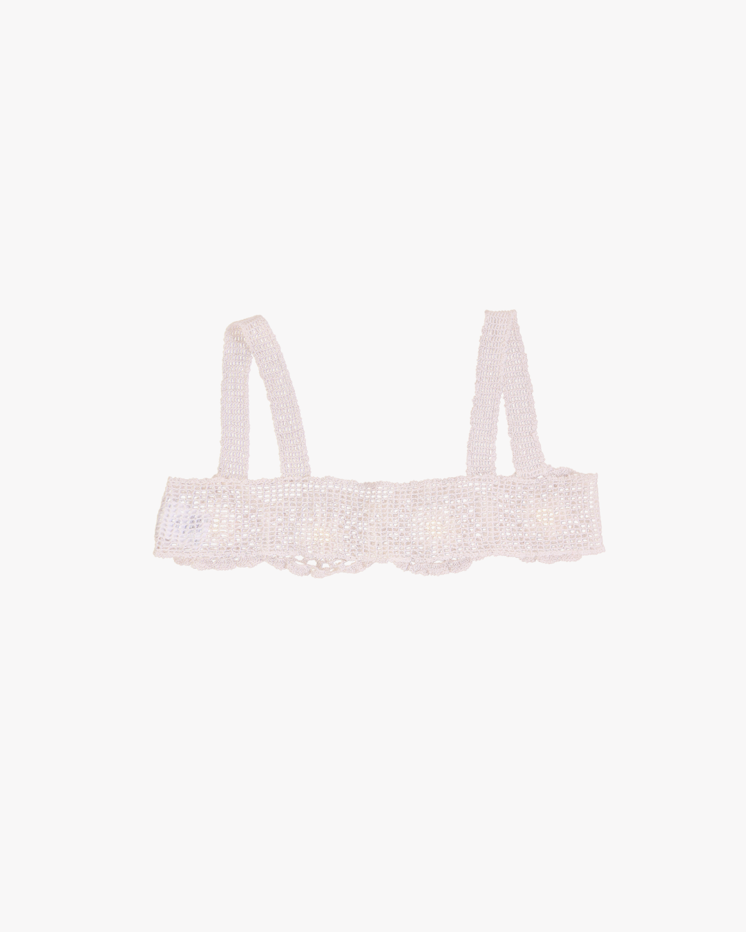 FUMIKA UCHIDA / HAND CROCHET BRA / OFFWHITE