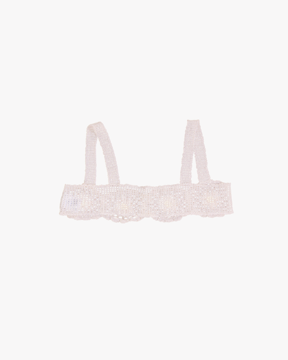 FUMIKA UCHIDA / HAND CROCHET BRA / OFFWHITE