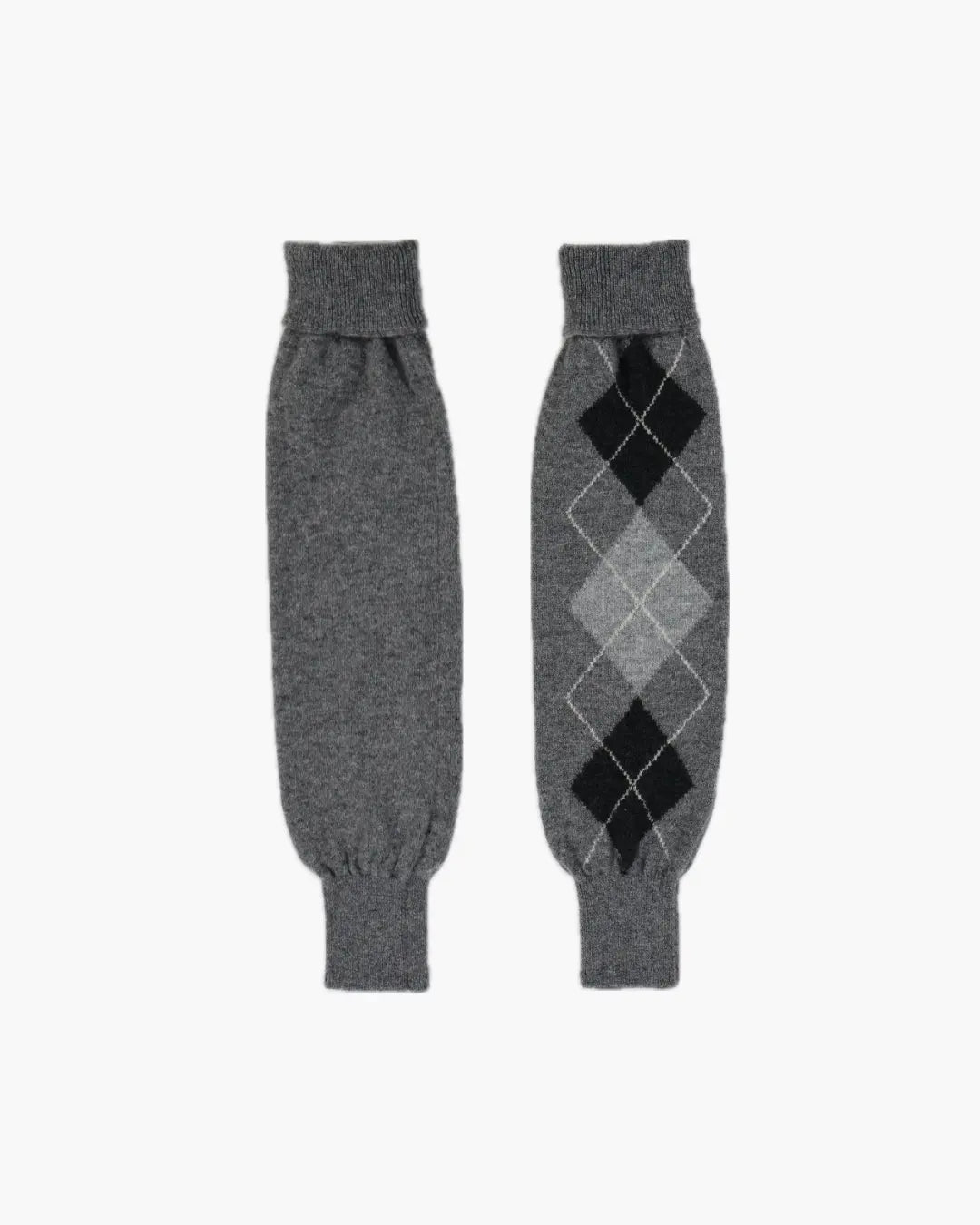 FUMIKA_UCHIDA / CASHMERE ARGYLE KNITTED WARMERS / GREY FUMIKA_UCHIDA 601 | オンラインストア