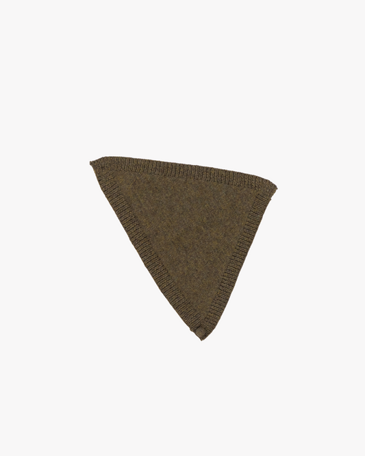 FUMIKA UCHIDA / SHETLAND HAND KNITTED KERCHIEF / TOP KHAKI FUMIKA UCHIDA 601 | オンラインストア