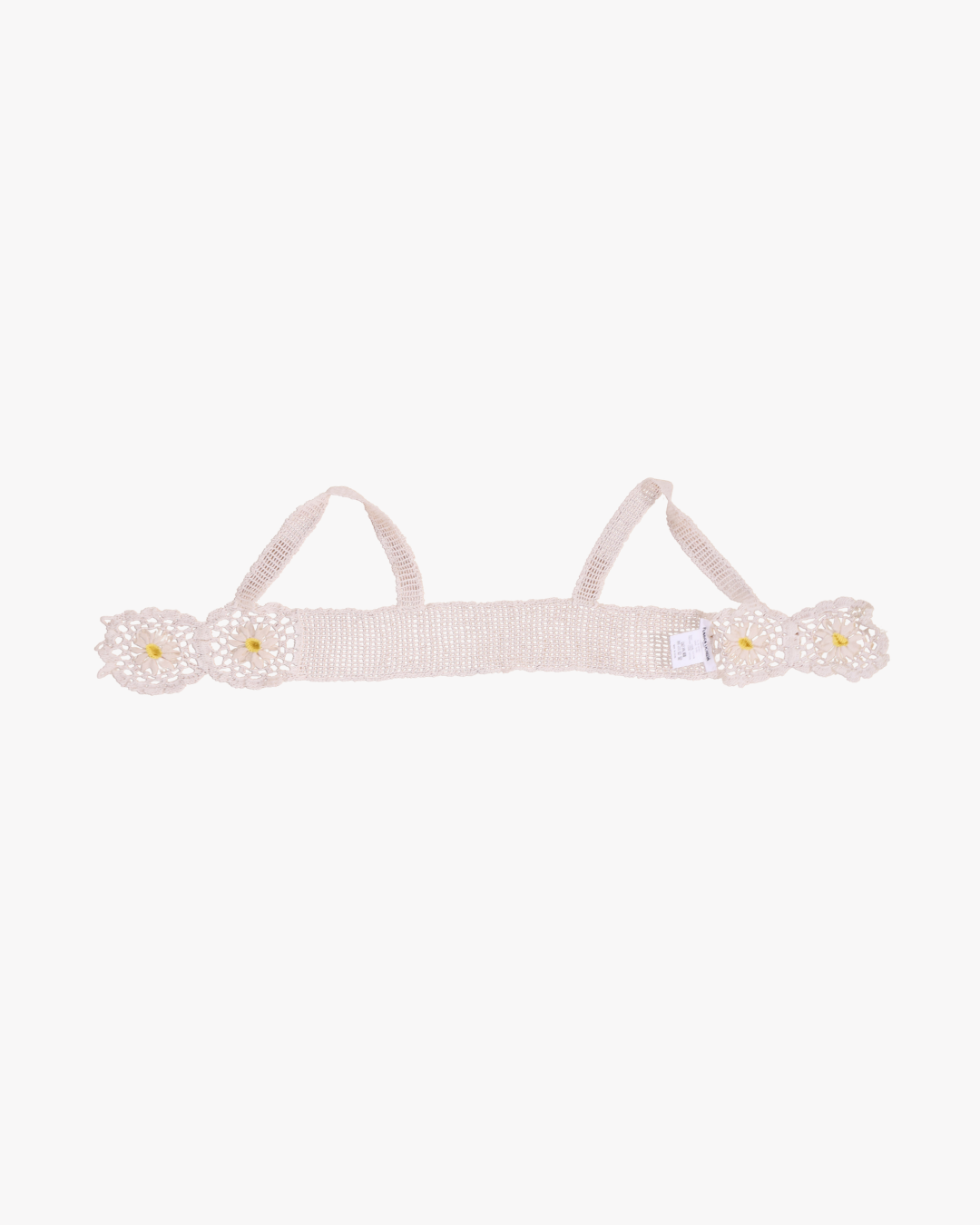FUMIKA UCHIDA / HAND CROCHET BRA / OFFWHITE
