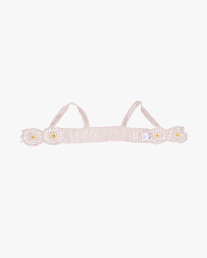 FUMIKA UCHIDA / HAND CROCHET BRA / OFFWHITE