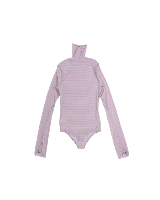 FUMIKA UCHIDA / STOKING JERSEY TURTLENECK BODYSUIT / GRAPH PLAID