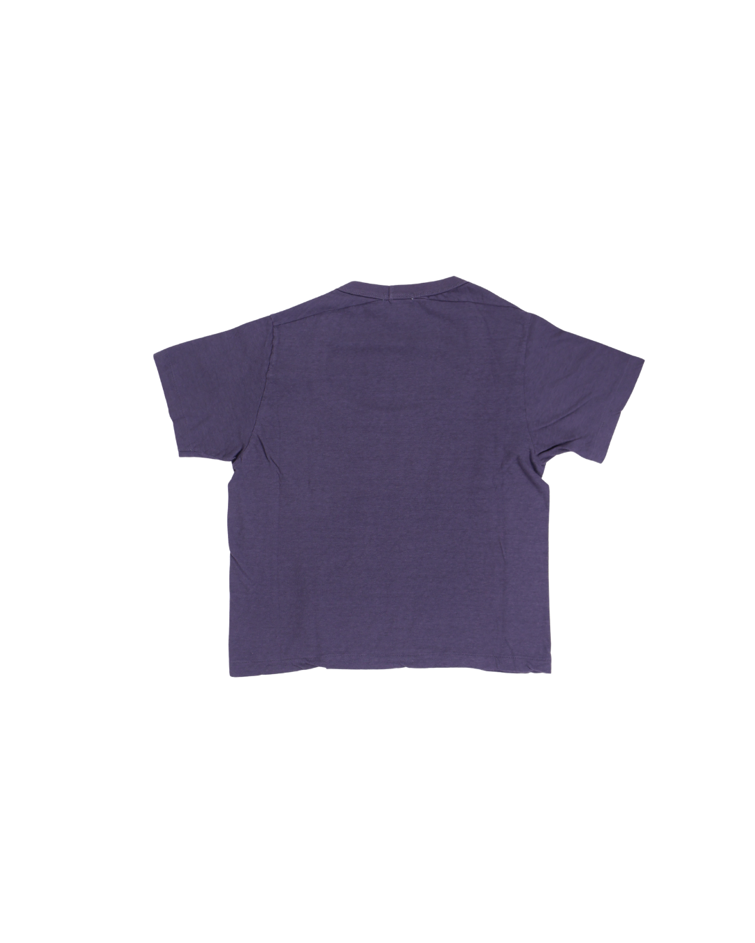 FUMIKA UCHIDA / TRAPEZOID NECK T-SHIRT / NAVY