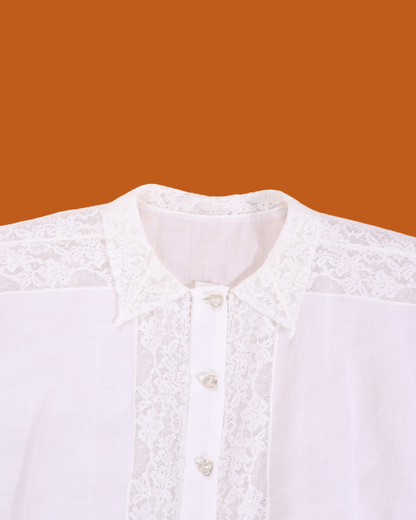 FUMIKA UCHIDA / KHADI SLEEVELESS SHIRT / OFFWHITE
