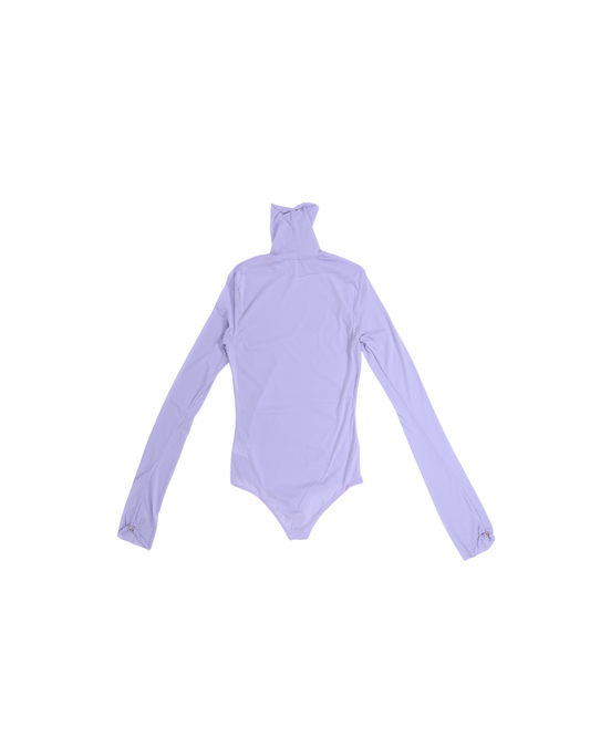 FUMIKA UCHIDA / STOKING JERSEY TURTLENECK BODYSUIT / LAVENDER
