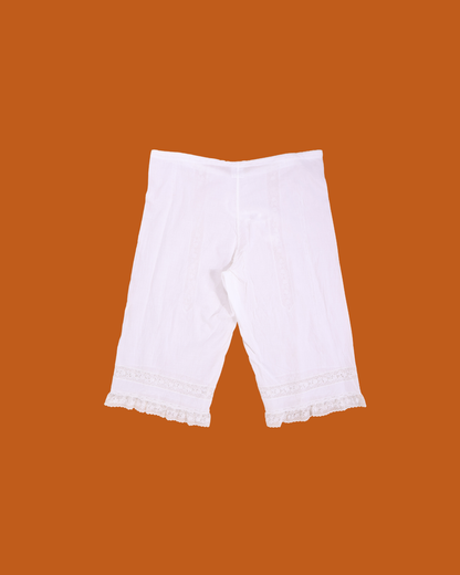 FUMIKA UCHIDA / KHADI CROPPED PANTS / OFFWHITE
