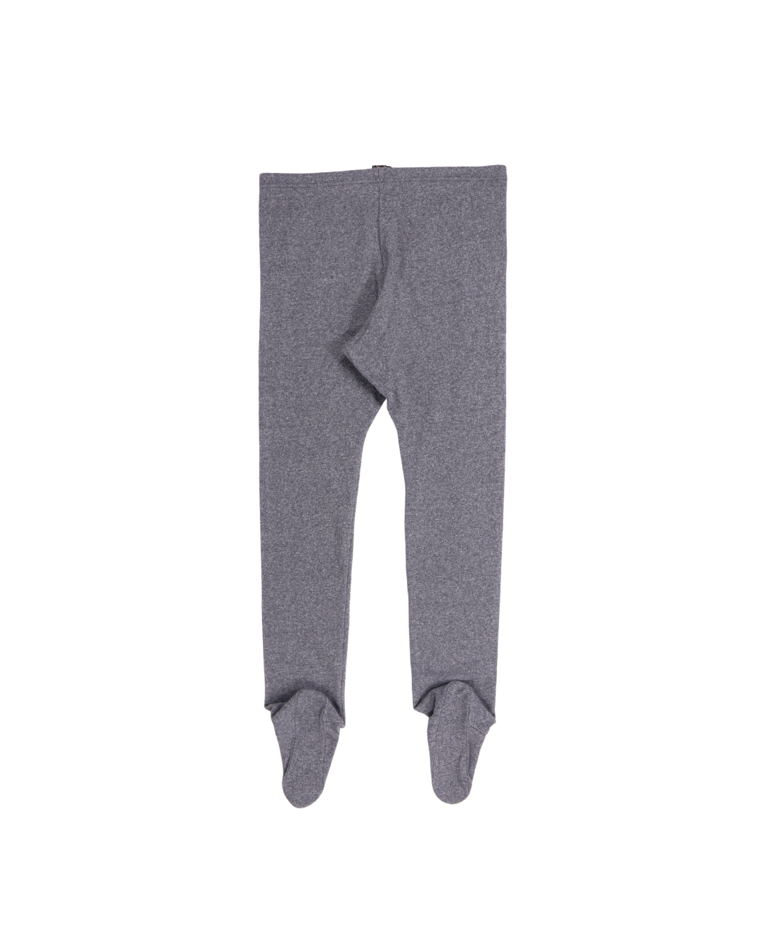 FUMIKA UCHIDA / WOOL FRENCH TERRY FOOTED PANTS / TOP GREY