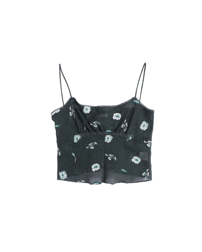 FUMIKA UCHIDA / ALLOVER EMB. CAMISOLE / BOTTLE GREEN