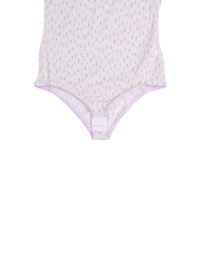 FUMIKA UCHIDA / STOKING JERSEY TURTLENECK BODYSUIT / FLORAL PURPLE