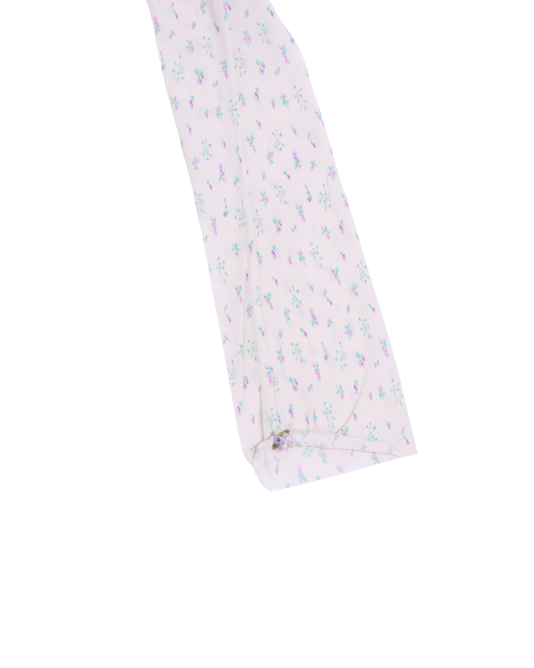 FUMIKA UCHIDA / STOKING JERSEY TURTLENECK BODYSUIT / FLORAL PURPLE