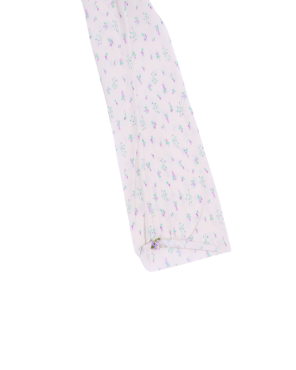 FUMIKA UCHIDA / STOKING JERSEY TURTLENECK BODYSUIT / FLORAL PURPLE