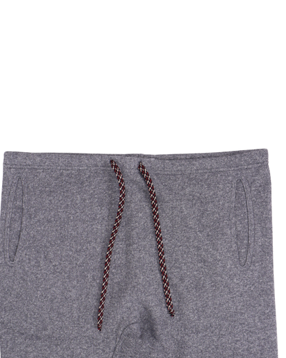 FUMIKA UCHIDA / WOOL FRENCH TERRY FOOTED PANTS / TOP GREY