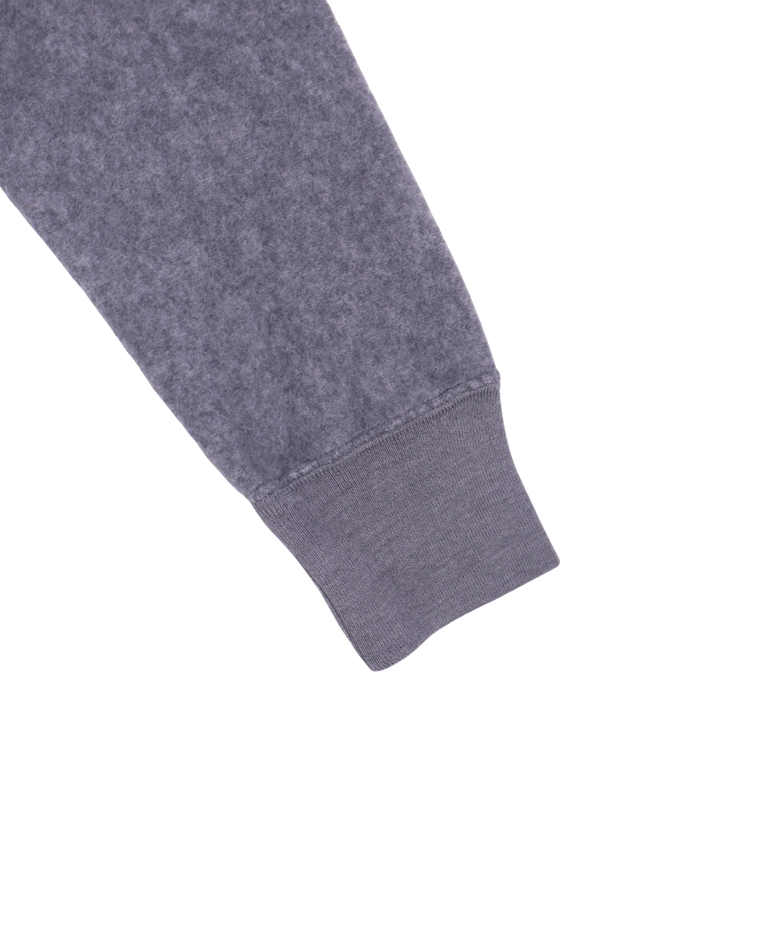 FUMIKA UCHIDA / WOOL FRENCH TERRY RUGBY SHIRT / TOP GREY