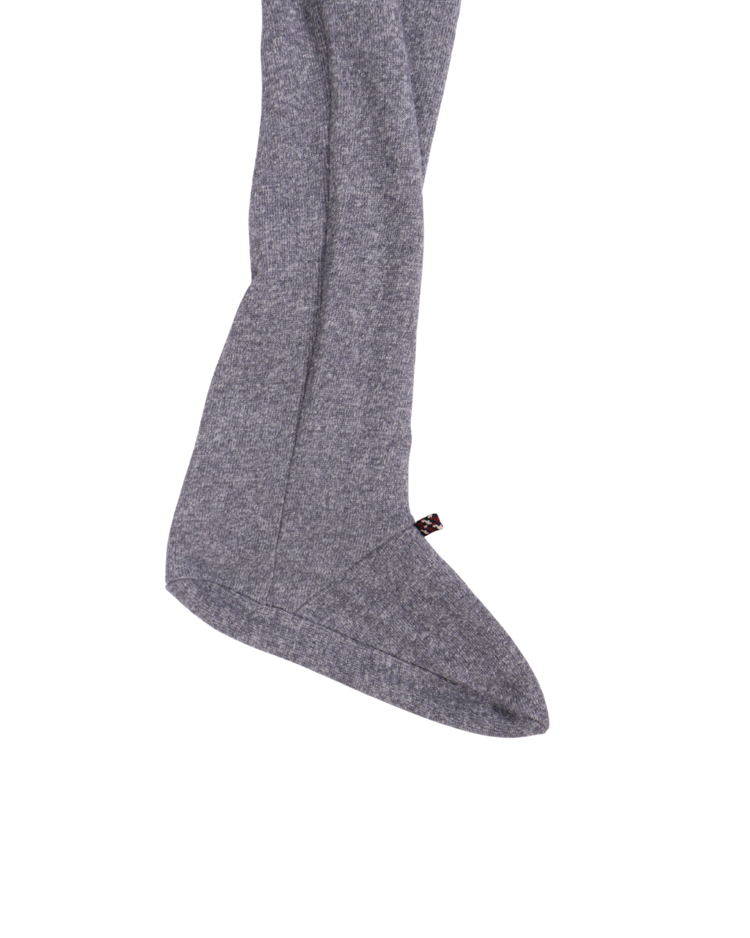 FUMIKA UCHIDA / WOOL FRENCH TERRY FOOTED PANTS / TOP GREY
