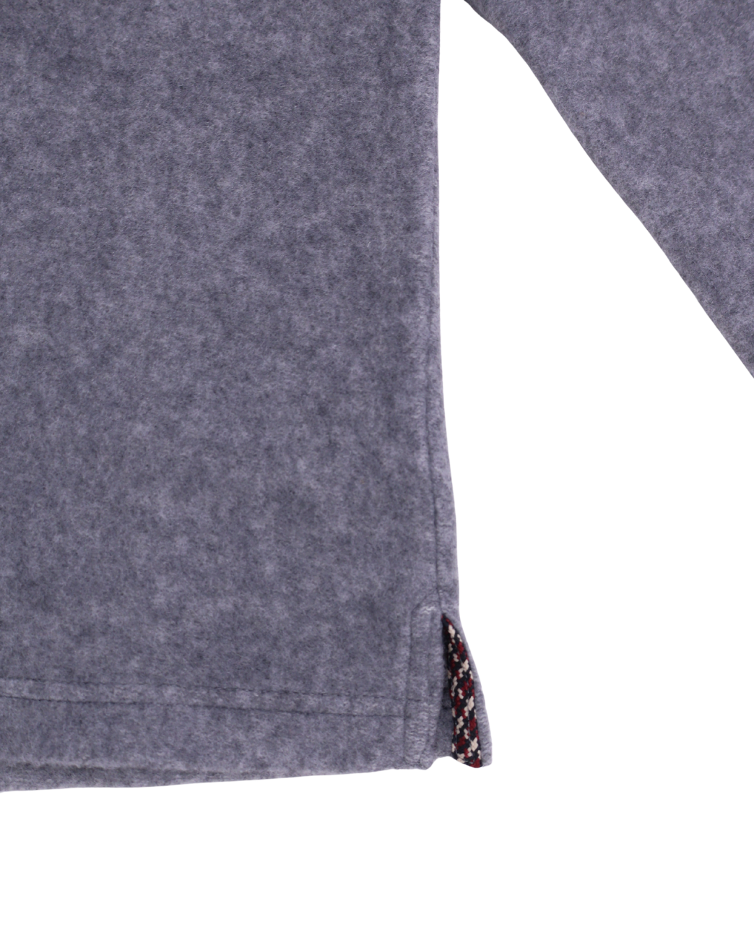 FUMIKA UCHIDA / WOOL FRENCH TERRY RUGBY SHIRT / TOP GREY