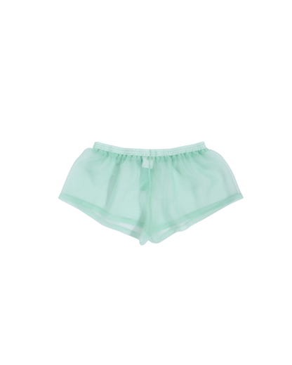 FUMIKA UCHIDA / SHEER OVER SHORTS / PEPPERMINT