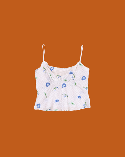FUMIKA UCHIDA /ALLOVER EMB. CAMISOLE / WHITE