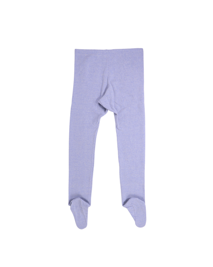 FUMIKA UCHIDA / WOOL FRENCH TERRY FOOTED PANTS / TOP SAX
