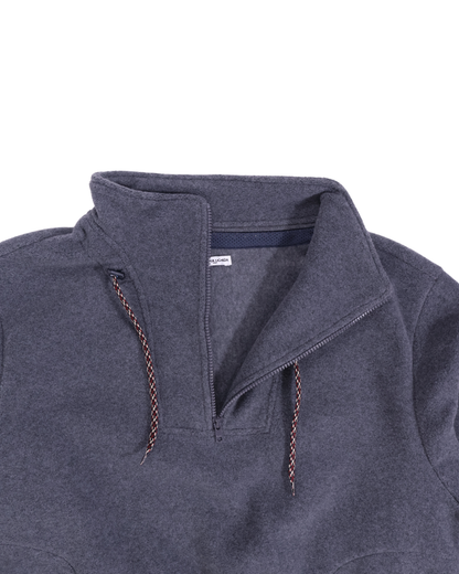 FUMIKA UCHIDA / DOUBLE FACED FLEECE PULLOVER / TOP GREY