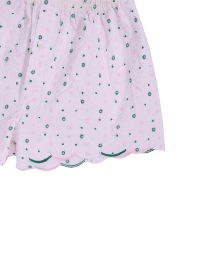 FUMIKA UCHIDA / SEERSUCKER TRUNK SHORTS / POWDER PINK