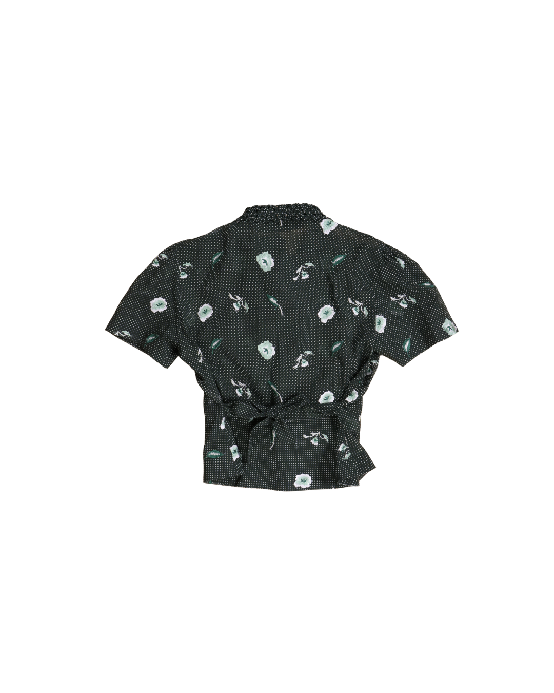 FUMIKA UCHIDA / ALLOVER EMB.SHORT SLEEVE SHIRT / BOTTLE GREEN