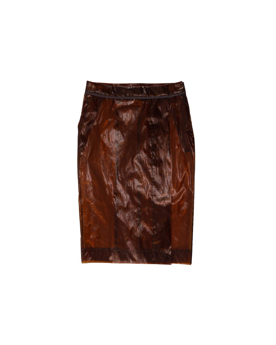 FUMIKA UCHIDA / FILM MIDI SKIRT / AMBER
