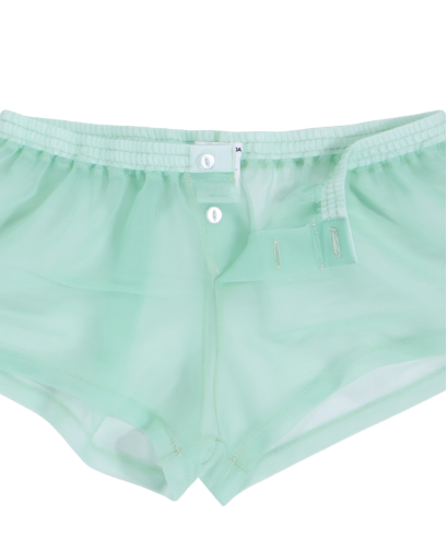 FUMIKA UCHIDA / SHEER OVER SHORTS / PEPPERMINT