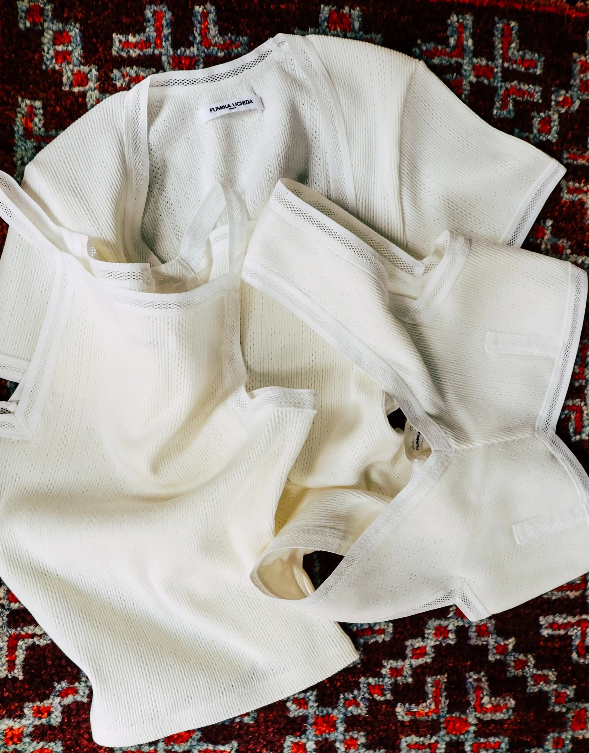 FUMIKA_UCHIDA / EYELET RIB STITCH BRA TOP / OFFWHITE FUMIKA_UCHIDA 601 | オンラインストア