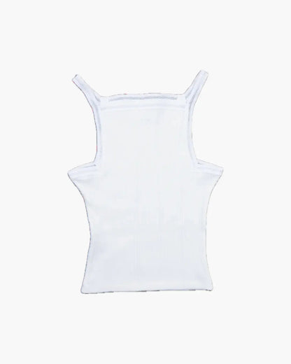 FUMIKA UCHIDA / EYELET RIB STITCH CAMISOLE / OFFWHITE - 601 FUMIKA UCHIDA / EYELET RIB STITCH CAMISOLE / OFFWHITE - 601