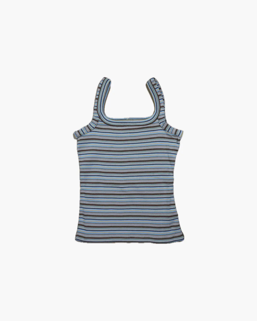 FUMIKA_UCHIDA / MULTICOLOR STRIPE CAMISOLE / WHITE/BEIGE/BROWN FUMIKA_UCHIDA 601 | オンラインストア