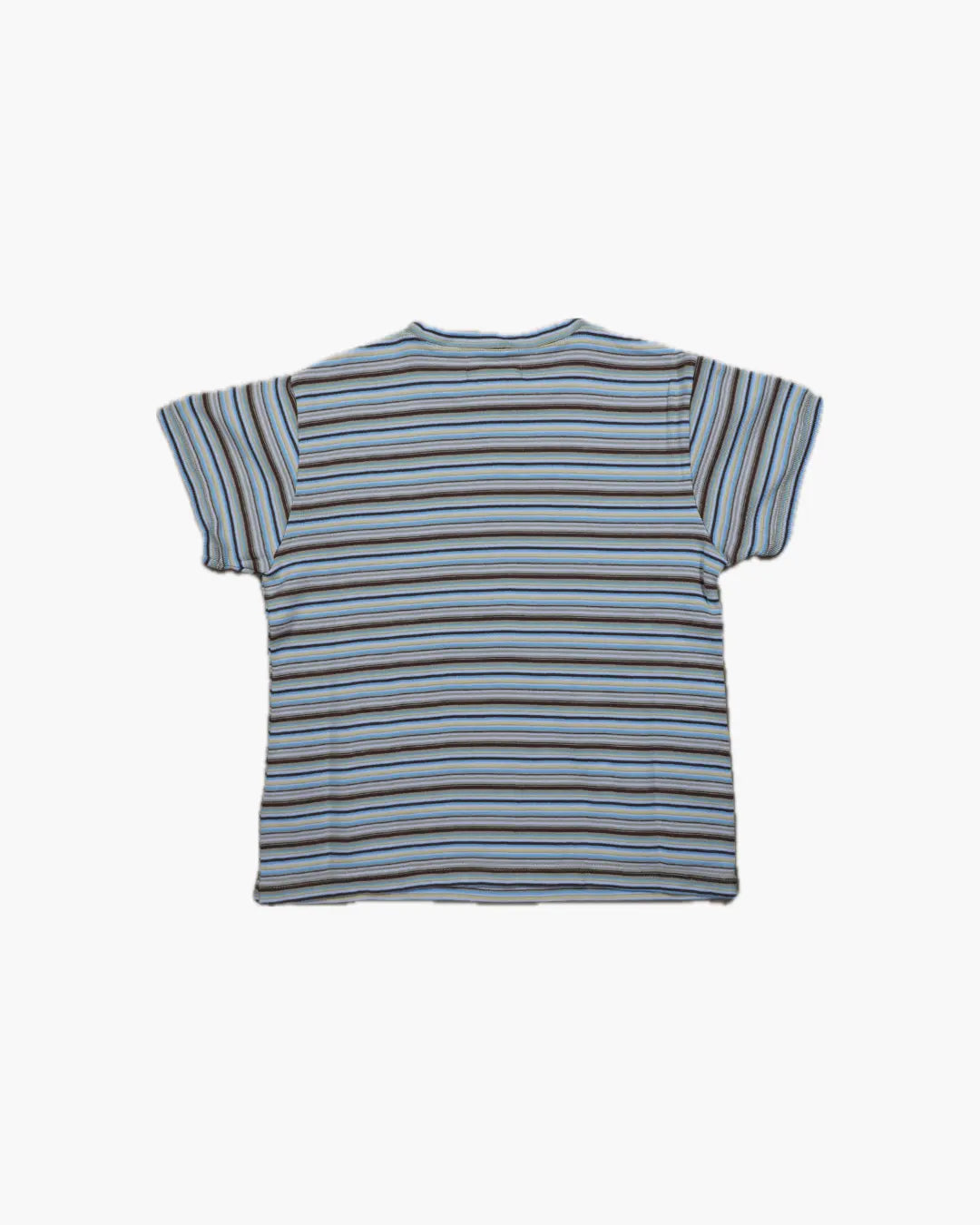 FUMIKA_UCHIDA / MULTICOLOR STRIPE T-SHIRT / WHITE/BEIGE/BROWN FUMIKA_UCHIDA 601 | オンラインストア