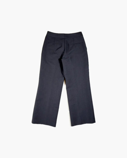 FUMIKA UCHIDA / SUITING LOW-RISE WIDE TROUSERS / CHARCOAL FUMIKA UCHIDA / SUITING LOW-RISE WIDE TROUSERS / CHARCOAL