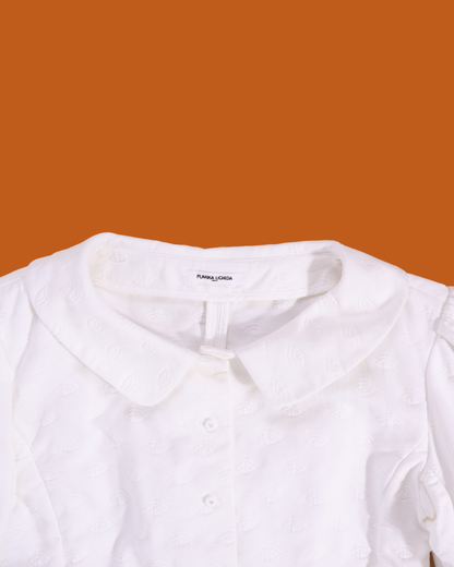 FUMIKA UCHIDA / MATELASSE BED JACKET / WHITE