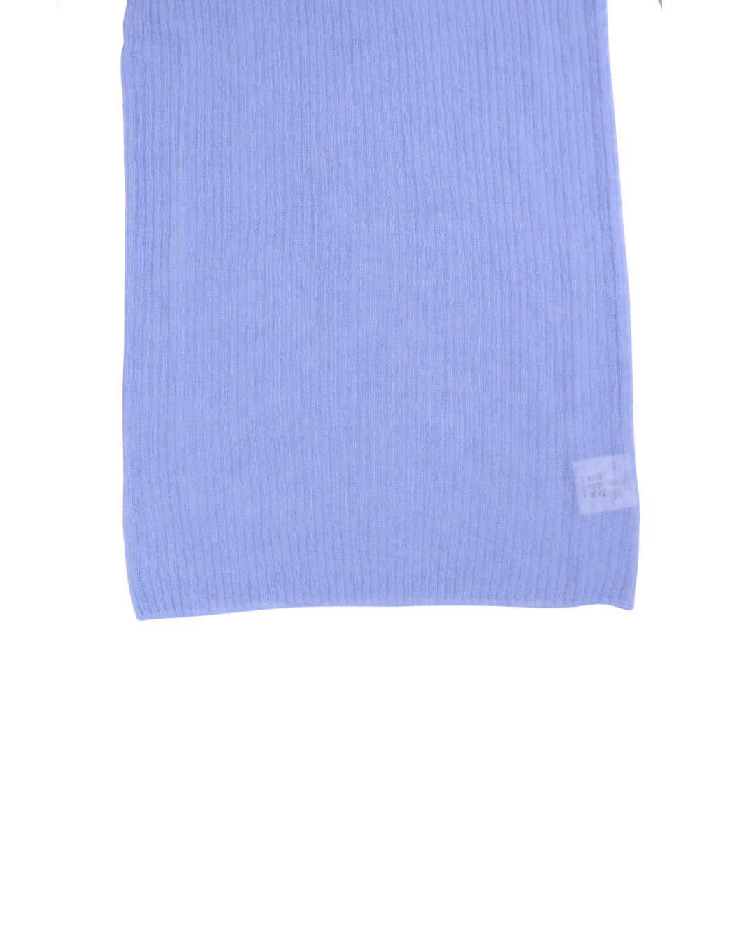 FUMIKA UCHIDA / GAUZE RIBBED TURTLENECK SWEATER / LIGHT BLUE