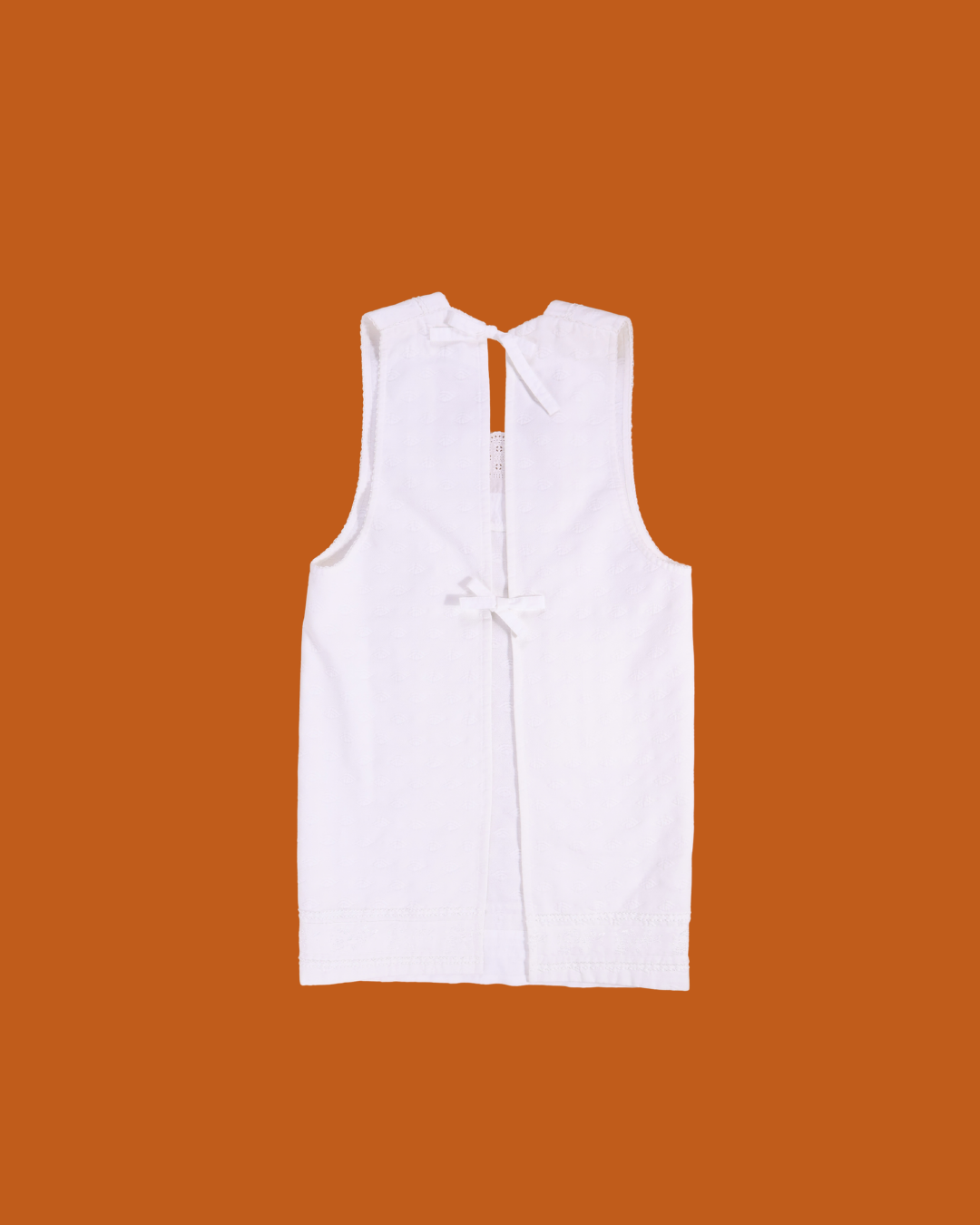 FUMIKA UCHIDA / MATELASSE APRON DRESS / WHITE