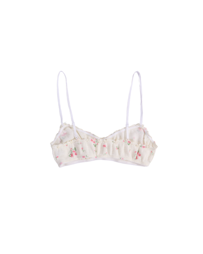 FUMIKA UCHIDA / FLORAL PRINT WAFFLE BRA