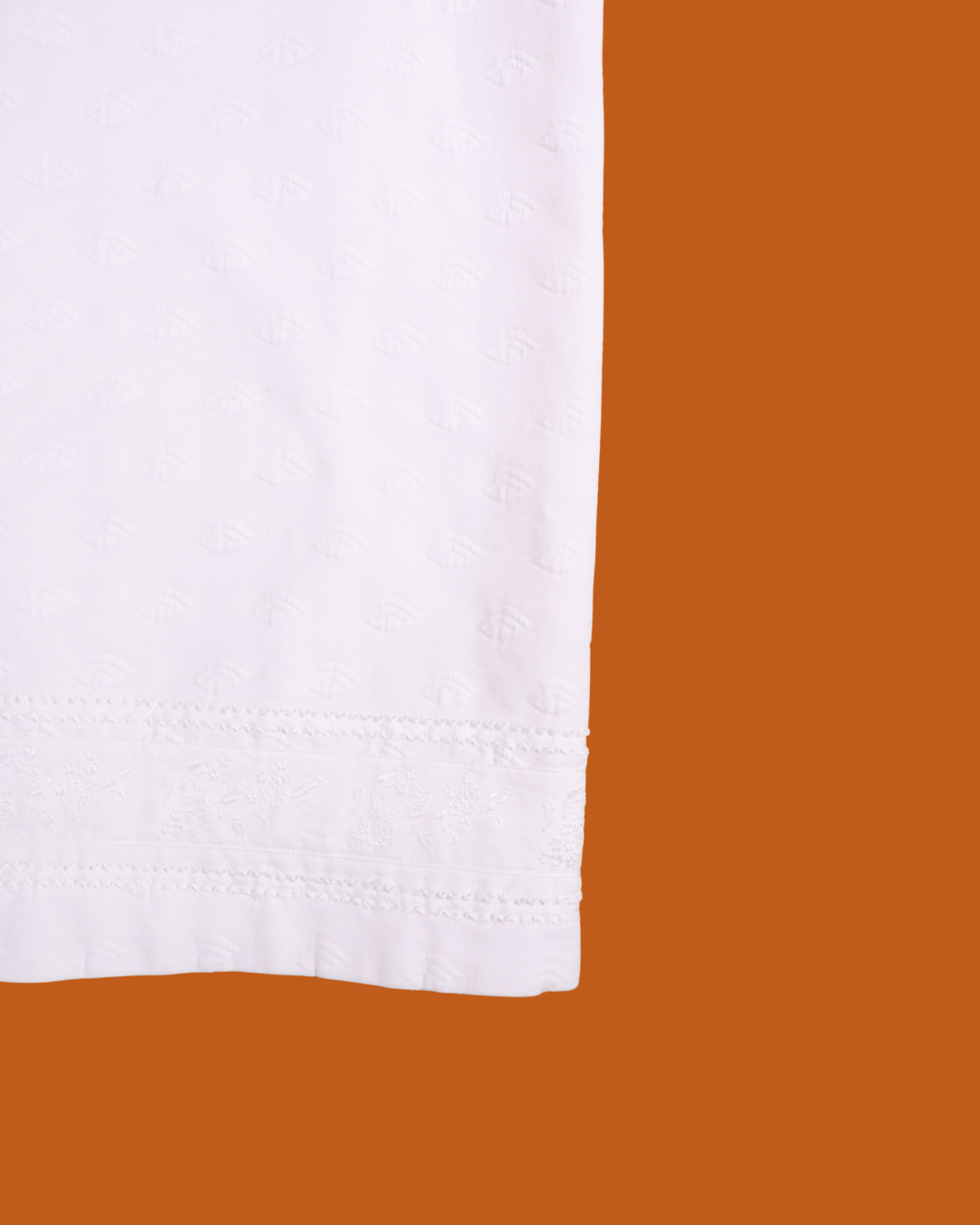 FUMIKA UCHIDA / MATELASSE APRON DRESS / WHITE