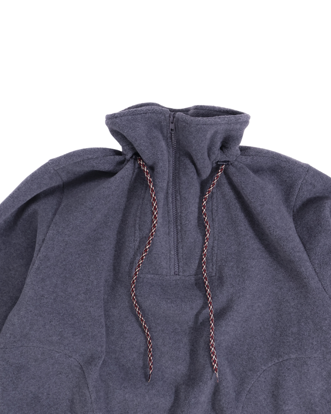 FUMIKA UCHIDA / DOUBLE FACED FLEECE PULLOVER / TOP GREY