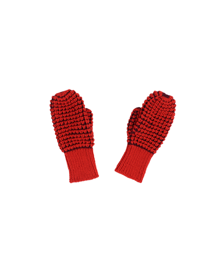 FUMIKA UCHIDA / HAND POPCORN STITCH MITTENS