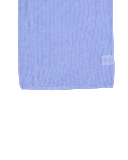 FUMIKA UCHIDA / GAUZE WAFFLE HENLEYNECK SWEATER / LIGHT BLUE