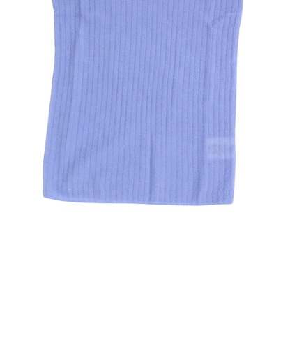 FUMIKA UCHIDA / GAUZE DROP-NEEDLE RIBBED CAMISOLE / LIGHT BLUE