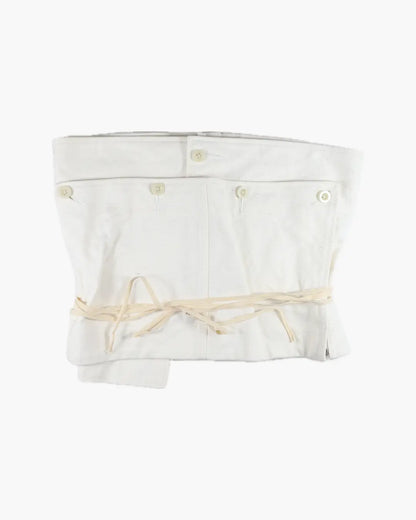 FUMIKA UCHIDA / CANVAS LACE-UP BUSTIER / OFFWHITE - 601 | – 601 FUMIKA UCHIDA / CANVAS LACE-UP BUSTIER / OFFWHITE - 601 | – 601