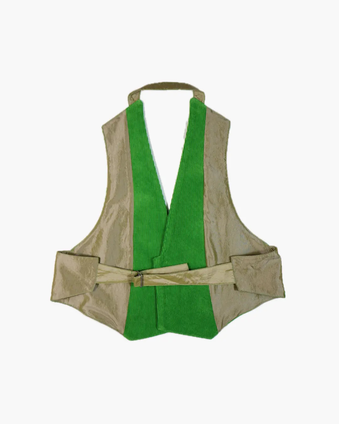 FUMIKA UCHIDA / CORDUROY OPEN WAISTCOAT / GREEN - 601 | – 601 FUMIKA UCHIDA / CORDUROY OPEN WAISTCOAT / GREEN - 601 | – 601