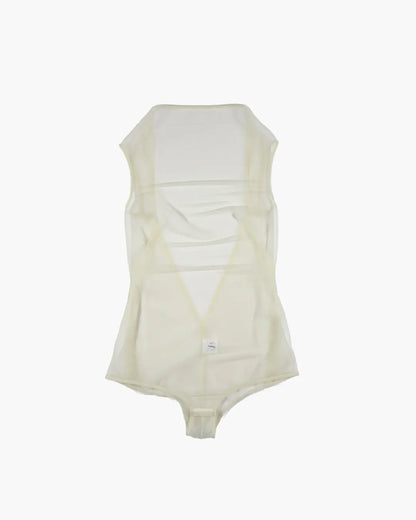 FUMIKA UCHIDA / OPEN BACK SLEEVELESS BODYSUIT / IVORY - 601 FUMIKA UCHIDA / OPEN BACK SLEEVELESS BODYSUIT / IVORY - 601