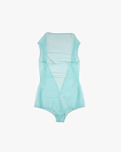 FUMIKA UCHIDA / OPEN BACK SLEEVELESS BODYSUIT / PALE AQUA - 601 FUMIKA UCHIDA / OPEN BACK SLEEVELESS BODYSUIT / PALE AQUA - 601